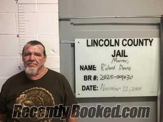Recent Mugshot Image for RICHARD DEAN MURRAY in Lincoln County, Oklahoma