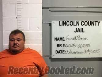 Recent Mugshot Image for BRIAN MICHAEL GINDT in Lincoln County, Oklahoma
