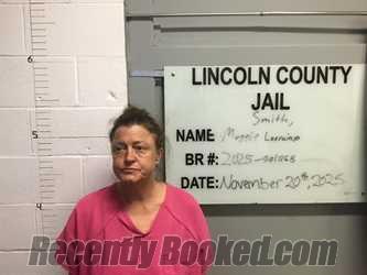 Recent Mugshot Image for MAGGIE LORRAINE SMITH in Lincoln County, Oklahoma