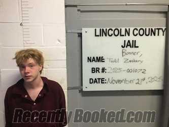 Recent Mugshot Image for TODD ZACHARY BONNER in Lincoln County, Oklahoma