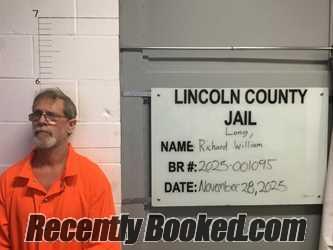 Recent Mugshot Image for RICHARD WILLIAM LONG in Lincoln County, Oklahoma