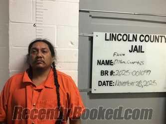 Recent Mugshot Image for DYLAN CURTIS FIXICO in Lincoln County, Oklahoma