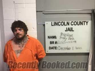 Recent Mugshot Image for BRADLEY GLENN BREEDLOVE in Lincoln County, Oklahoma