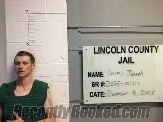 Recent Mugshot Image for JOSEPH CORUM in Lincoln County, Oklahoma