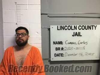 Recent Mugshot Image for CARLOS CAMPOS in Lincoln County, Oklahoma