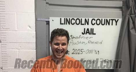 Recent Mugshot Image for AUSTIN REED SHOFNER in Lincoln County, Oklahoma