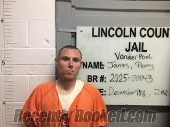 Recent Mugshot Image for JAMES PERRY VANDERPOOL in Lincoln County, Oklahoma