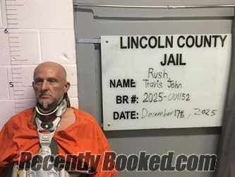 Recent Mugshot Image for TRAVIS JOHN RUSH in Lincoln County, Oklahoma