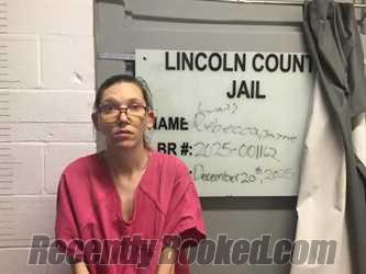 Recent Mugshot Image for REBECCA JAYNE WAITS in Lincoln County, Oklahoma