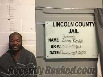 Recent Mugshot Image for ZACHARY KENDALE JOHNSON in Lincoln County, Oklahoma
