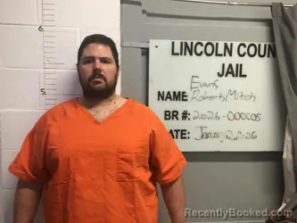 Recent Mugshot Image for ROBERT MITCH EVANS in Lincoln County, Oklahoma