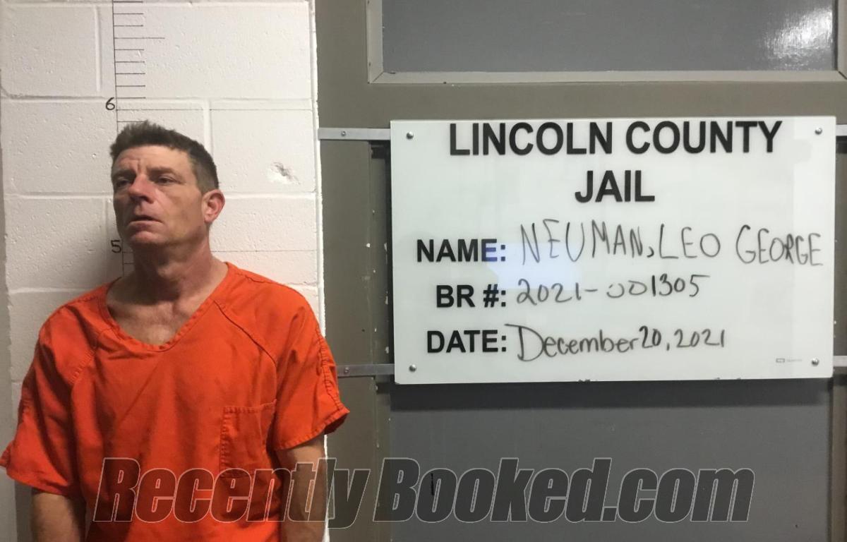 Recent Mugshot Image for LEO GEORGE NEUMAN in Lincoln County, Oklahoma