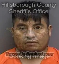 Recent Mugshot Image for JUAN DIAZ DIAZ in Hillsborough County, Florida