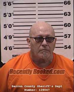 Recent Mugshot Image for Todd Eugene Trahan in Barron County, Wisconsin