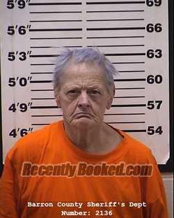 Recent Mugshot Image for Gloria Dawn Meyer in Barron County, Wisconsin