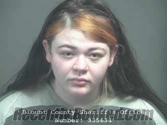 Recent Mugshot Image for CAITLIN NICOLE CLABOUGH in Blount County, Tennessee