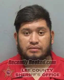 Recent Mugshot Image for EDVIN SERGIO CALMO GOMEZ in Lee County, Florida