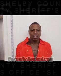 Recent Mugshot Image for TEVIN TERELL GARRETT in Shelby County, Texas