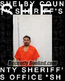 Recent Mugshot Image for MATEO GARCIA in Shelby County, Texas