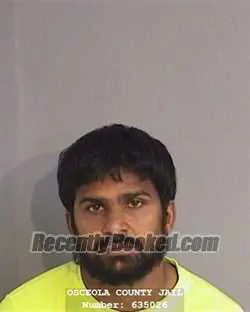 Recent Mugshot Image for ABDOOL WAZIMUL RAHIM in Osceola County, Florida