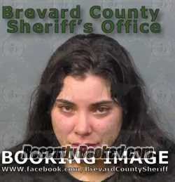 Recent Mugshot Image for NATHALIA PAOLA MALAVE in Brevard County, Florida