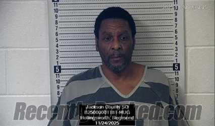 Recent Mugshot Image for Regimond Eugene Hollingsworth in Jackson County, Kansas