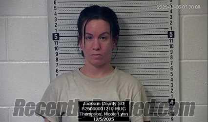 Recent Mugshot Image for Nicole Lynn Thompson in Jackson County, Kansas