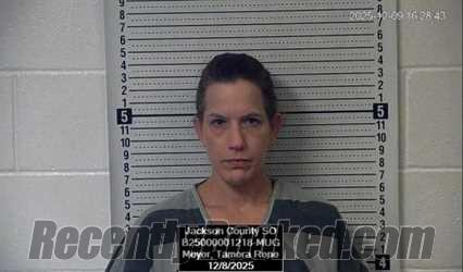 Recent Mugshot Image for Tamera Rene Meyer in Jackson County, Kansas