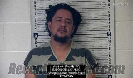 Recent Mugshot Image for Allan Daniel Arriaga-Munoz in Jackson County, Kansas