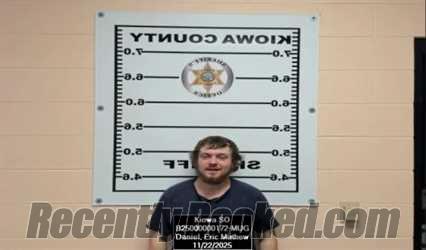Recent Mugshot Image for Eric Mathew Daniel in Kiowa County, Kansas