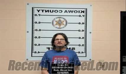 Recent Mugshot Image for Abram Jon Roth in Kiowa County, Kansas
