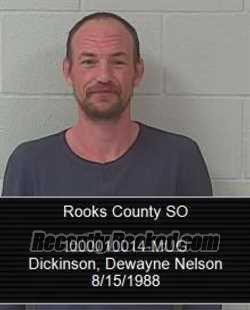 Recent Mugshot Image for Dewayne Nelson Dickinson in Rooks County, Kansas