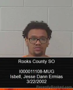 Recent Mugshot Image for Jesse Dann Ermias Isbell in Rooks County, Kansas