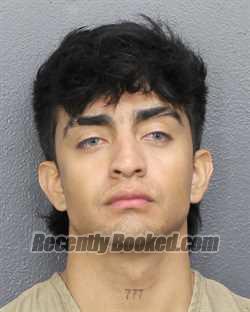 Recent Mugshot Image for ANDRES FELIPE MAZO SANCHEZ in Broward County, Florida