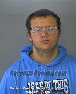 Recent Mugshot Image for CAMERON BLAKE SHETLER in Holmes County, Ohio