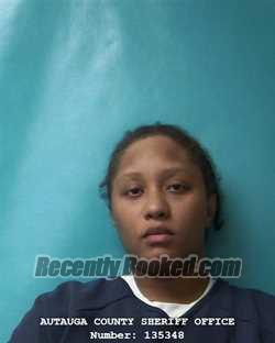 Recent Mugshot Image for ALEAH KAPRI JACKSON in Autauga County, Alabama