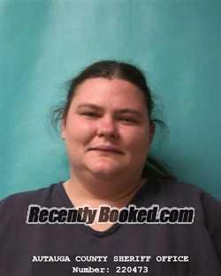 Recent Mugshot Image for ADRIANA BELLE ACREMAN in Autauga County, Alabama