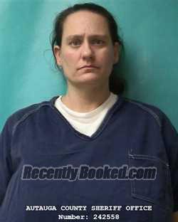 Recent Mugshot Image for KARI ANN EVANS in Autauga County, Alabama
