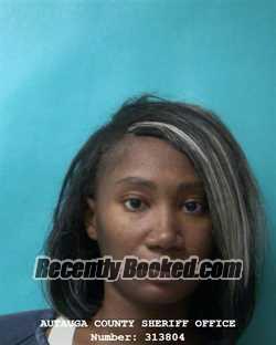 Recent Mugshot Image for KIOSHA NICOLE BOWMAN in Autauga County, Alabama
