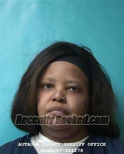 Recent Mugshot Image for JILLIAN K GREGG in Autauga County, Alabama