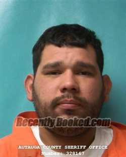 Recent Mugshot Image for LUIGI SOLARTE CASTELLANO in Autauga County, Alabama