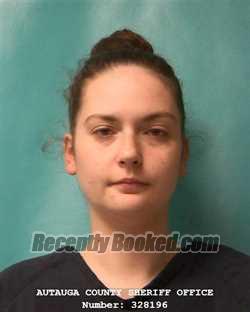 Recent Mugshot Image for ANGELINE HOPE FINDLING in Autauga County, Alabama