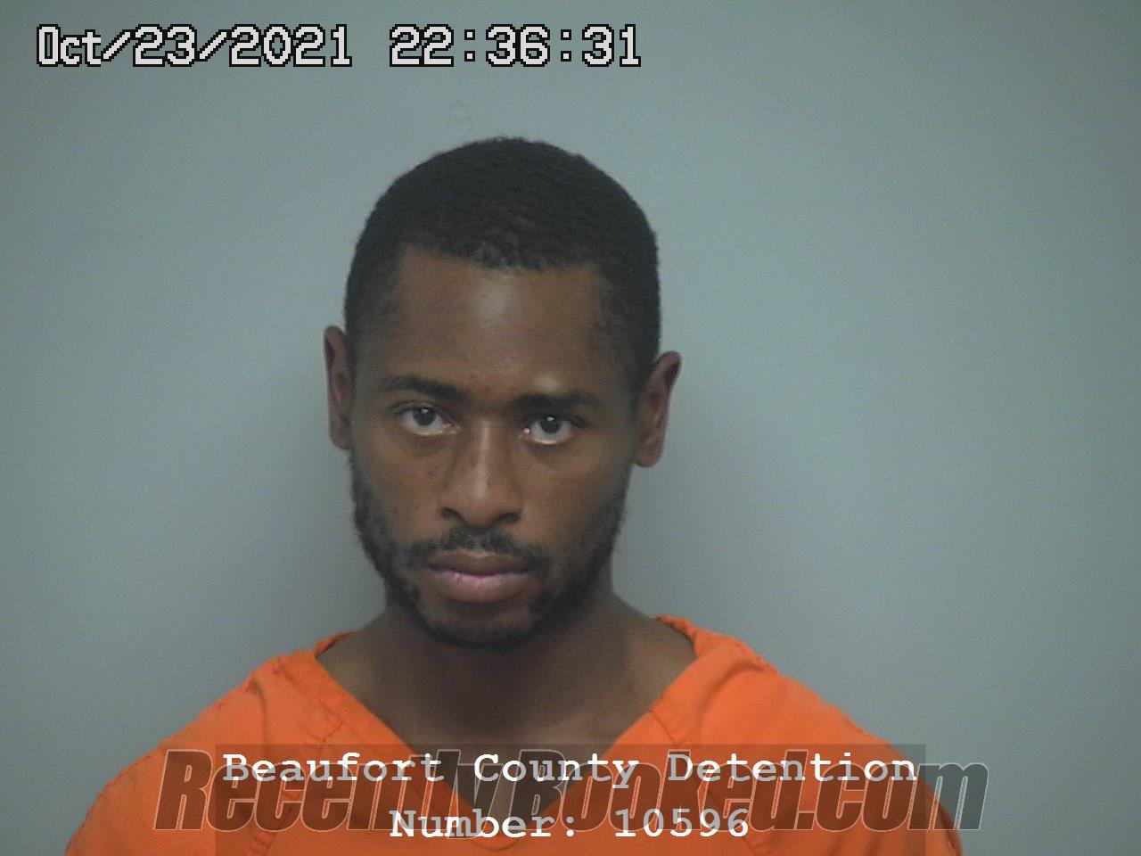 Recent Booking / Mugshot for ERIC TEVIN BROWN in Beaufort County, South Carolina