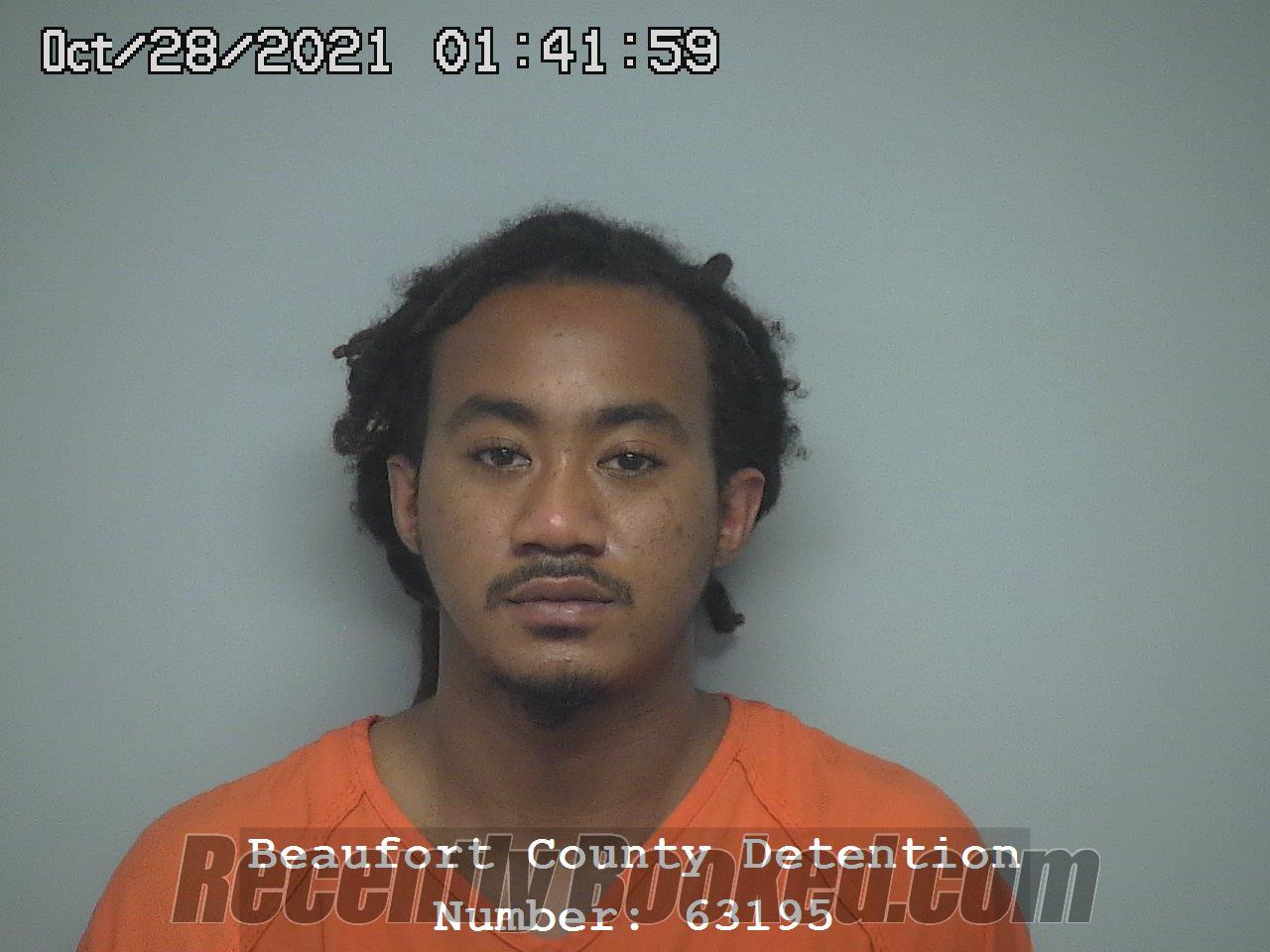 Recent Booking / Mugshot for IKEEM DEVANTE ANTHONY POWELL in Beaufort