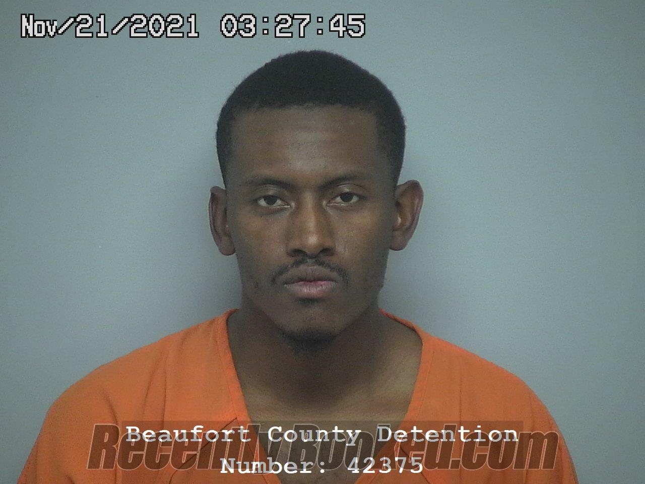 Recent Booking / Mugshot for MARSHALL EDWARD WILLIAMS in Beaufort
