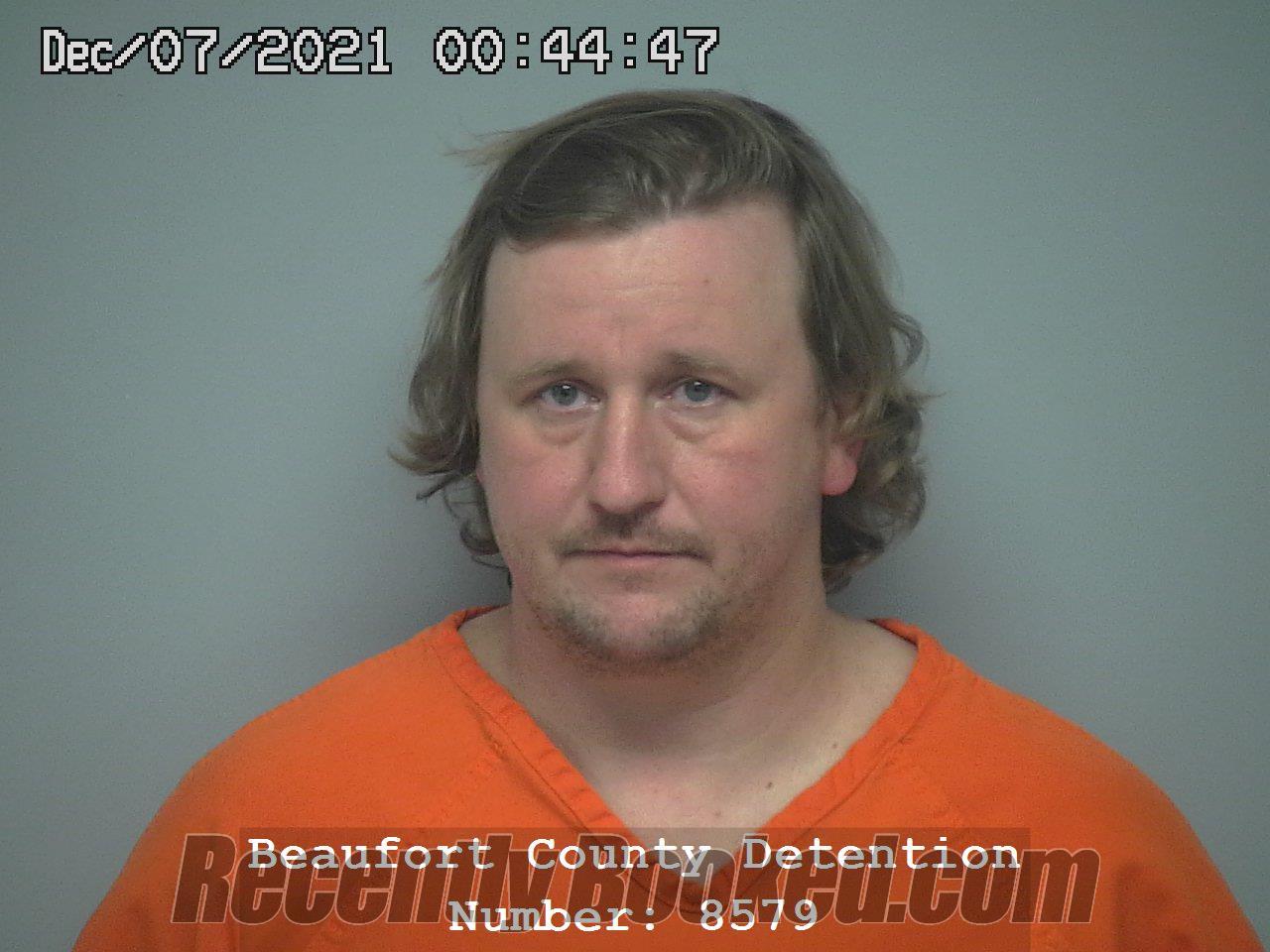 Recent Mugshot Image for MICHAEL DAVID DUNN in Beaufort County, South Carolina