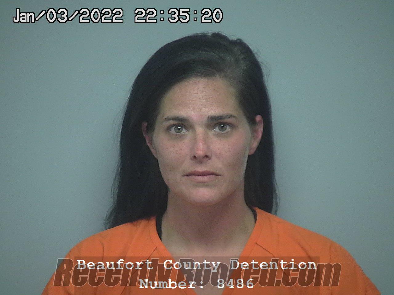 Recent Booking / Mugshot for JESSICA RICHARDSON STANLEY in Beaufort
