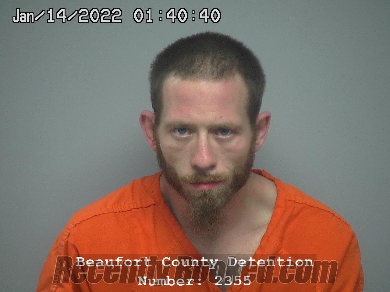 Recent Booking / Mugshot for MITCHELL THOMAS CAMPBELL in Beaufort