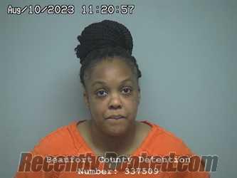Recent Booking / Mugshot for WHITNEY ANDERSON in Beaufort County, South