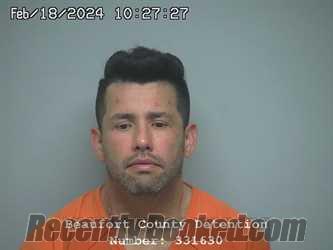 Recent Mugshot Image for RAMON EDUARDO BUSTAMANTE DUQUE in Beaufort County, South Carolina